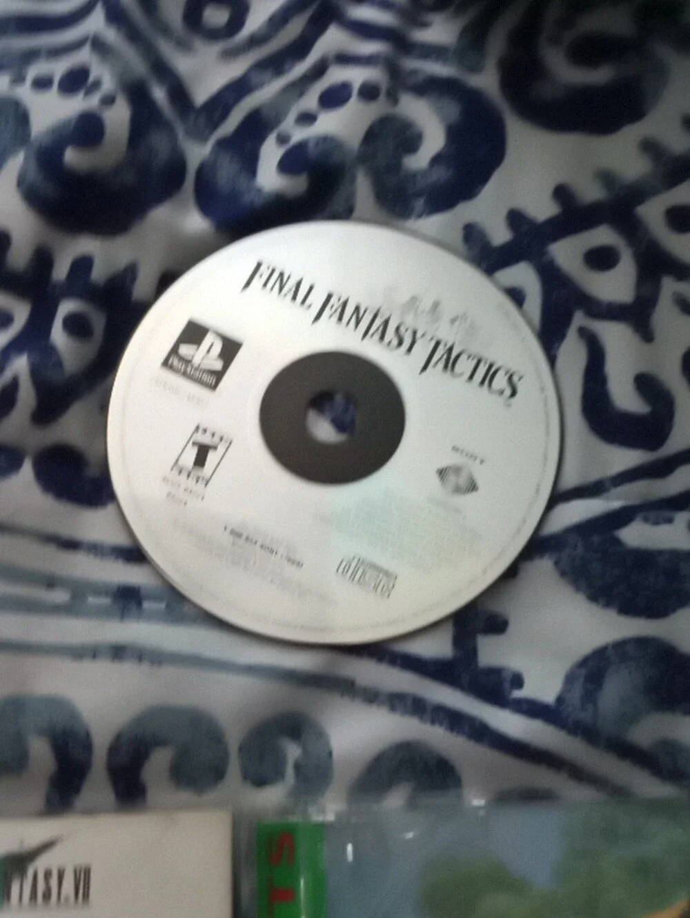 Sony Final Fantasy Tactics Disc - White and Black Artwork